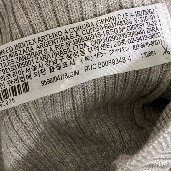 NWT ZARA COWL NECK SWEATER HOODIE WITH FRONT DRAWSTRINGS SIZE MEDIUM - Picture 9 of 10